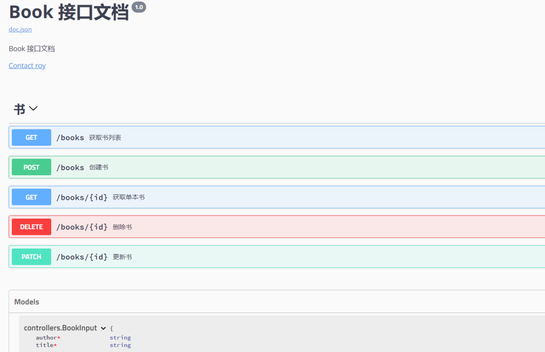 swagger 接口文档